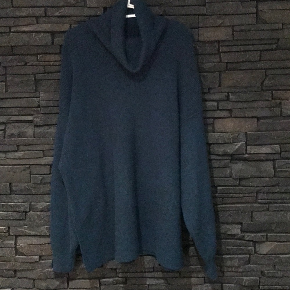 Free people over sized cowl neck slouchy sweater
